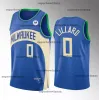 Maglie da basket Giannis Antetokounmpo Damian Lillard Uomo 2023-24 Maglia City Authentic