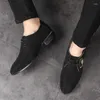 Sapatos de vestido elegante homem homens couro normal mocassins italianos para sapato casual apontou toe azul designer masculino