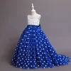 Jolies robes d'anniversaire/de fête pour filles, bleu royal, rose, rouge, violet, bijoux, robes de concours de beauté, robes de demoiselle d'honneur, jupes de tous les jours, vêtements pour enfants, SZ 2-10 D402160