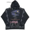 Sweats à capuche Pulls pour hommes Créateur de mode Balencigsas Paris Marque Sweat à capuche Accueil 2024 Nouvelle tour Graffiti peint à la main progressivement lavé vieux H SLQ4