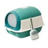 Cat Carriers Hooded Enclosed Toilet For All Kinds Of Litter Kitty Tray Pet Medium Large Cats Small Animals