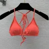 Merk zwemkleding vrouwen bikini ontwerper zwempak mode logo tweedelig zwempakken set sexy pak zwemvakantie hot girls strand beha 2 stcs 2 april 02