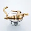Bathroom Sink Faucets Antique Solid Brass Basin Decoration Classic Single Handle Faucet And Cold Water Mixer Tap HJ-6717F