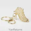 Chaussures à talons hauts à la mode et élégants Bijoux Keychain Pendant Womens High Heel Chaussures Pendant Car Keychain Accessoires Lot