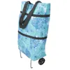 Storage Bags Buy Box Wheeled Tote Shopping Wheels Rolling Plastic Pull Handle Trolley Shoping Cart