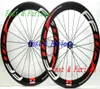 F6R koolstofwielen 60 mm Clincher Tubular Roadtrack Bike Carbon Wheel 700C 25 mm Cycling Bike2514382