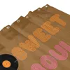 Dusch Curtains Soul Music är söt affischgardin 72x72in med krokar DIY -mönsterälskares gåva