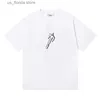 T-shirts masculins 2023 New Mens Trapstar T-shirt Short Slve Imprimed Tisfit chenille Tracksuit noir Cotton London Strtwear S-XL Y240402