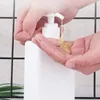Sıvı Sabun Dispenser Doldurulabilir Şişe Banyo Vücudu Pres Saç Seyahat Yıkama Saçma Losyonu