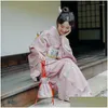 Vêtements ethniques Japonais Traditionnel Kimono Harajuku Robes Haori Longues Robes Yukata Ao Dai Robe Costumes Cosplay Pyjamas Orientaux Dr Dhwb4