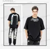 Men's T-Shirts Mens T-Shirts Evis Summer And Slogan Printing Casual Round Neck Womens Cotton Loose Couple Short Slve Fashion T230508 Y240402
