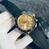 U1 Top-Grade AA Modes Day Tona 116519ln Watch Men Designer Uhren Keramik Lünette Automatische mechanische Bewegung wasserdichtes Gummi-Gurt Armbanduhr