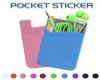 Phone Pocket Sticker 3M Adhesive Sticker Card Slot ID Credit Card Wallet Pocket Pouch Sleeve Universal for Smartphone with OPP Bag7488603