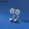 Stud Earrings Multiple Style 925 Sterling Silver Flower Screw For Women Children Girl Baby Earring Anniversary Jewelry Gifts