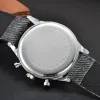 2024 Novo cinto de couro relógio de pulso sub mostradores trabalho moda mens relógios de alta qualidade esporte japen quartzo cronógrafo atacado presentes masculinos relógio de pulso f653