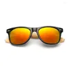 Lunettes de soleil 16 couleurs Bambou Hommes En Bois Femmes Marque Designer Miroir Original Bois Lunettes De Soleil Rétro De Sol Masculino