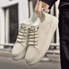 Casual Shoes 2024 Spring Men's Sneakers Designer oddychający okrągłe palce światła Trendy Sports and Rekom