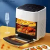 Air Fryers Air Fryer Electric Pyven интегрированная новая 15L Multifunctional Home Intelligent Visual Fryer 220V Y240402