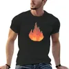 Men's Polos Sapnap Fire Pixel Art T-Shirt Blacks Blanks Workout Shirts For Men