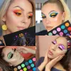 Shadow DE'LANCI 72 Farben Lidschatten-Make-up-Palette Colorful Mysterious Queen, hochpigmentierte matte Schimmer-Glitzer-Lidschatten-Palette