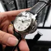 Relojes de lujo diseñador para hombre para hombres Mecánicos Correa de cuero de zafiro 44 mm Sport