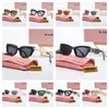 Luxury sunglasses 2024 3aaa Sunglasses for women Metal leg sunglass Prevent UVA UVB Cat Eye sunglass designer Designer glasses men Sunglasses