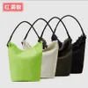 East Gate Canvas getragener Quasten -Eimer -Bag Frauen modische Kontrastfarbe Handtasche Mode einfache Umhängetasche 240402