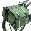 Bags 50L Mountain Bicycle Carrier Bag Rear Rack Trunk Bike Luggage Back Seat Pannier Waterproof canvas Bags Road Bike Saddle Storage