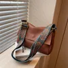 MOODS Women Retro Crossbody Purse Bags Litchi Pattern Soft PU Solid Color Messenger Side Bag Latest Branded Shoulder 240322