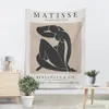 Bohemian Hippie anime Nordic Tobestry Esthetic Beach Ręcznik joga Mat Streszczenie minimalistyczne Matisse Art Wall wiszące 240328