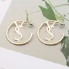 20Style Fashion 18k Gold Plated Designer Letter Ear Stud Earrings Brand Designers Brand Round Geometry Letters Crystal Rhinestone Earring Wedding Party Jewerlry