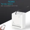 Kontrollera original AQARA Twoway Control Module Wireless Relay Controller 2 -kanaler Arbetar för Smart Xiaomi Home App och Apple Home Kit