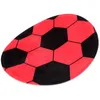 Tapis de Bain Tapis Chaises Tapis à Motif de Football Tapis de Sol Rond Football Polyester (Polyester) Salon Ordinateur Homme Zone Bureau Tapis de Sol