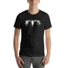 Polos masculinos preto cristal caveira tríptico camiseta personalizada de secagem rápida camisetas masculinas lisas