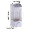 Liquid Soap Dispenser Wall Mount Hand Dish Lotion Mounted Manual Sanitizers For Bathroom Kitchen