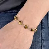 Bracelets à maillons uniques pour femmes, Bracelet en œil de tigre plaqué cuivre, chaîne en or 14K, Bracelet en améthyste, bijoux en cristal véritable