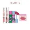 FLORTTE Guaimeilia Series Milk Cake Lip Cream Fango Opaco Fine Glitter Glaze 240321