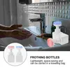 Storage Bottles 2Pcs Pump Bottle Dispenser 250ml Flower Shape Empty Refillable Travel Foaming For Lash Cleaner