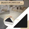 Tapijten SV-12 Stuks Dubbelzijdig Anti Curling Antislip Herbruikbare Tapijt Pad Wasbare Tape Voor Hardhouten Vloeren Tegel