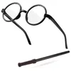 Party Decoration 24 Pcs Wand Pencils And Glasses Wizard Favors Supplies Theme Birthday For Teen Boys Kids