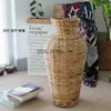 Vases Floor-Standing Nordic Rattan Vase Decoration Living Room Decorative Flower Arrangement Bottle