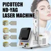 Picosaniye pico lazer dövme kaldırma makinesi pigment gözü noktaları sökücü karbon soyma q anahtarlı ND YAG yüz lazer cilt bakım salonu güzellik makinesi