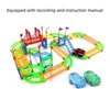 Kit de construcción de modelo Starbucks Coaster DIY juguete tranvía vagón Ram ladrillo bloques de construcción tren de alta velocidad educación juguete montaña rusa juguetes niños juguetes regalo de Navidad