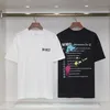 Zomer heren katoenen t-shirts Margiela studios shirt Designer merk op maat Graffiti alfabet afdrukken vintage heren korte mouw straat jeugd hiphop heren grote maten tops