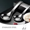 Cuillères 2 pièces cuillère en acier inoxydable ustensiles de service appareil de cuisine polyvalent