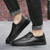 Casual Shoes Leather Sneakers Men Driving Comfortable Quality Moccasins Tooling Big Size