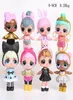 8pcs 세트 LOL Doll Highqually Falling Unpacking Dolks Baby Open Color Change Egg Agg Agn Action Action 그림 장난감 어린이 선물 도매 도매 도약 208x8100974