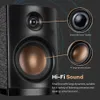 Alto-falantes estéreo Hi Fi S10 de alta qualidade com Bluetooth 5.0, alto-falantes de estante de computador ativos, 4 woofers dinâmicos, alto-falantes de mesa alimentados