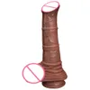 AA Designer Sex Toys Nouveau cheval en forme de silicone perdant pénis télescopique électrique pour les jouets sexuels pour femmes masturbation privée orgasme vibrateur