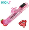 IKOKY Dolphin Dildo Vibrator 12 Speeds Clitoris Stimulator Dual Vibration GSpot Massager Adult Products Sex Toys for Women Y191215625301 Best quality